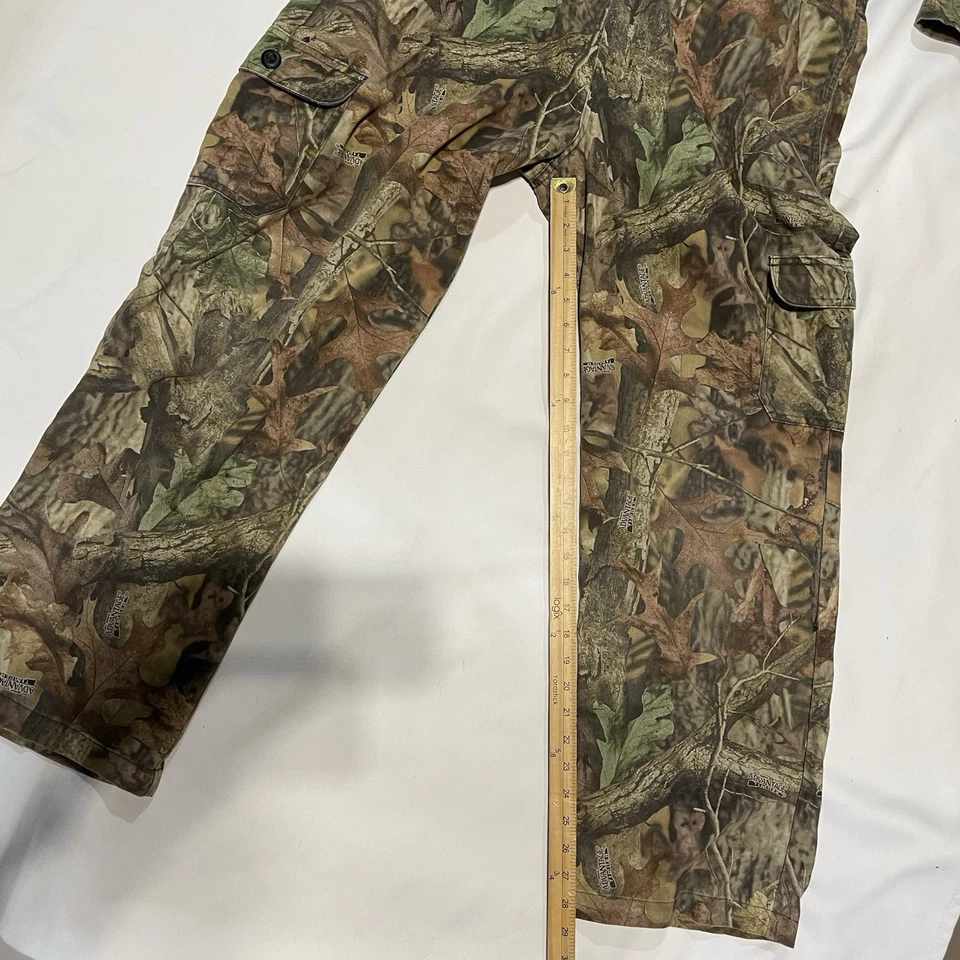 VTG Whitewater Outdoors Coveralls Mens 43x27 Realtree Camo Timber Hunting Work - Image 4 of 4