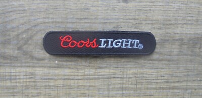 Coors Light Iron on 3.5x 5/8''