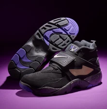 Nike Air Diamond Turf Ravens HV2282-001 Men's Size New