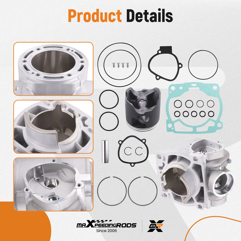 Kit de reconstrução de extremidade superior de junta de cilindro de pistão para 300 XC 300 TE EXC XCW SX 2008-16 - Imagem 4 de 4