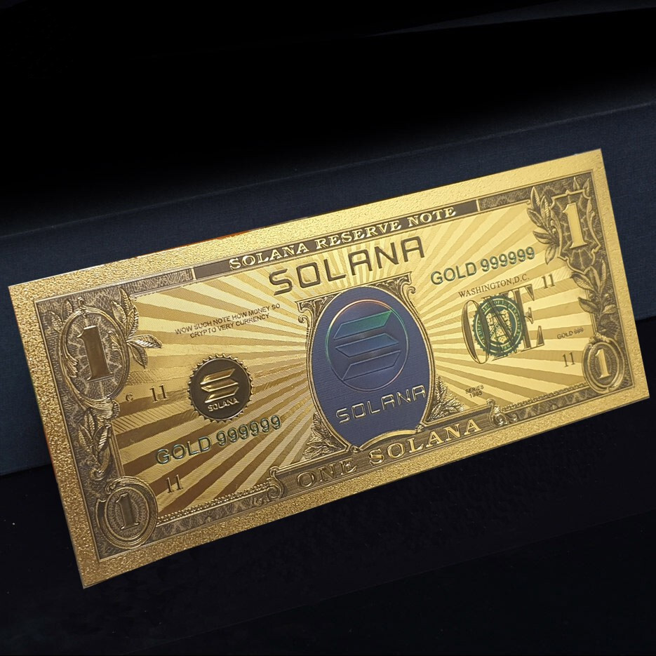 Solana Commemorative Gold Foil Reserve Note - Digital