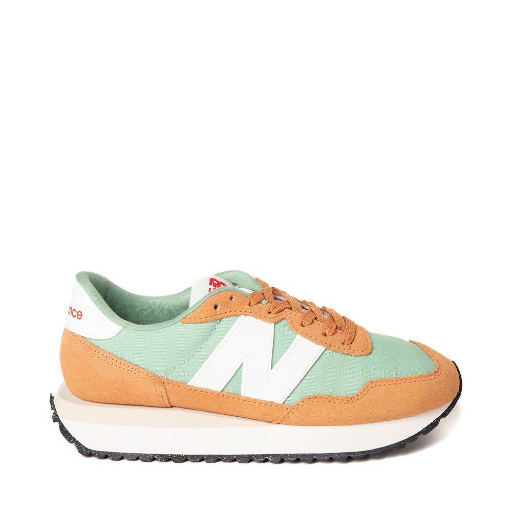 Womens New Balance 237 Athletic Shoe Tan Mint NEW