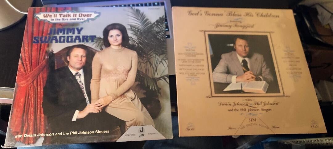 "LOT" OF 2 Sealed JIMMY SWAGGART LP's (Christian/Pentecostal/Televangelist)**