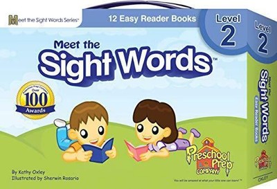 Meet the Sight Words - Level 2 - Easy Reader Books (boxed set of 12 books)