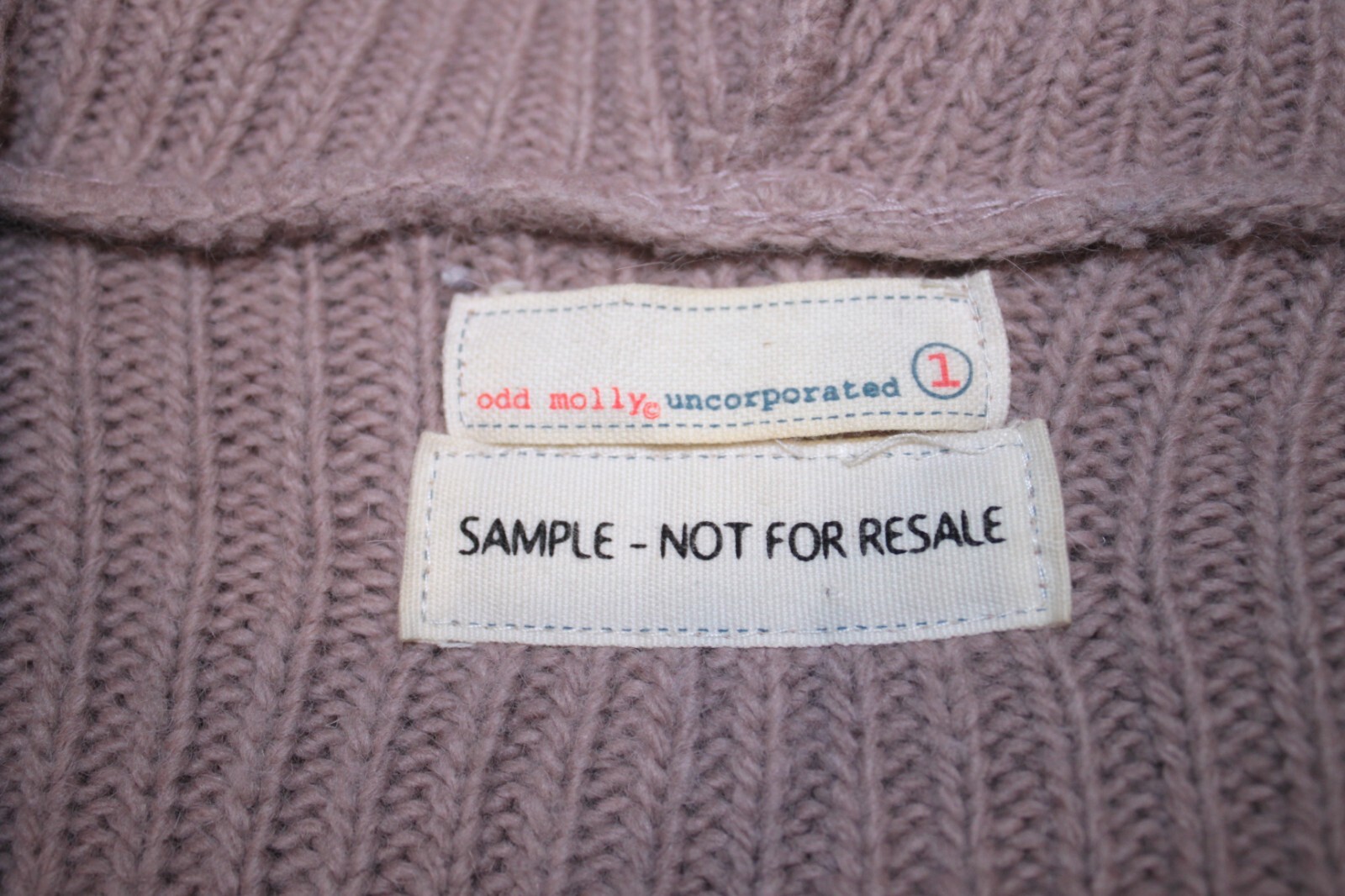 Odd Molly 829 womens angora wool sweater jumper pullover hood Size 1 S Sample
