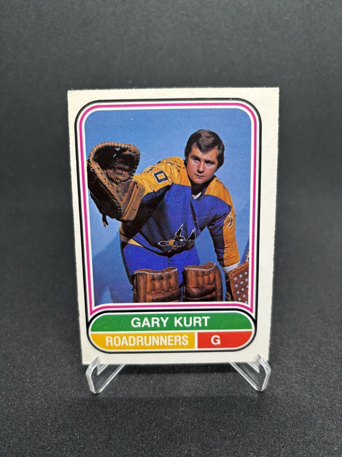 1975-76 OPC O PEE CHEE WHA #126 GARY KURT NM PHOENIX ROADRUNNERS HOCKEY Card