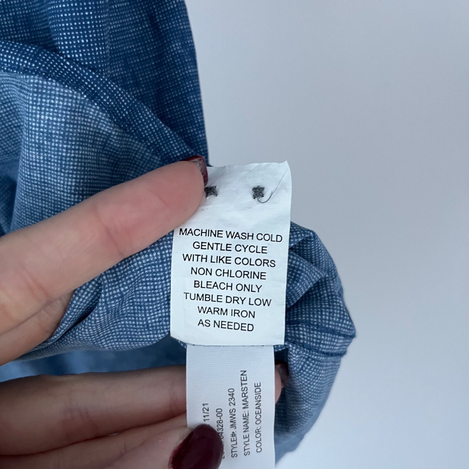 Johnnie-O Marsten Solid Stretch Short Sleeve Butt… - image 8