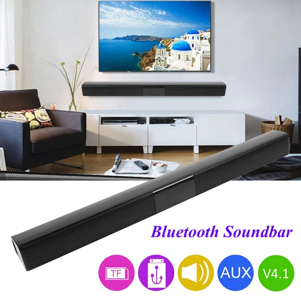 BS-28B Wireless Bluetooth Sound Speaker TV Home Theater Subwoofer Soundbar | eBay