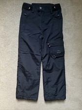 Youth Marker Size 14 Black Snowboarding Ski Pants Adj. Waist