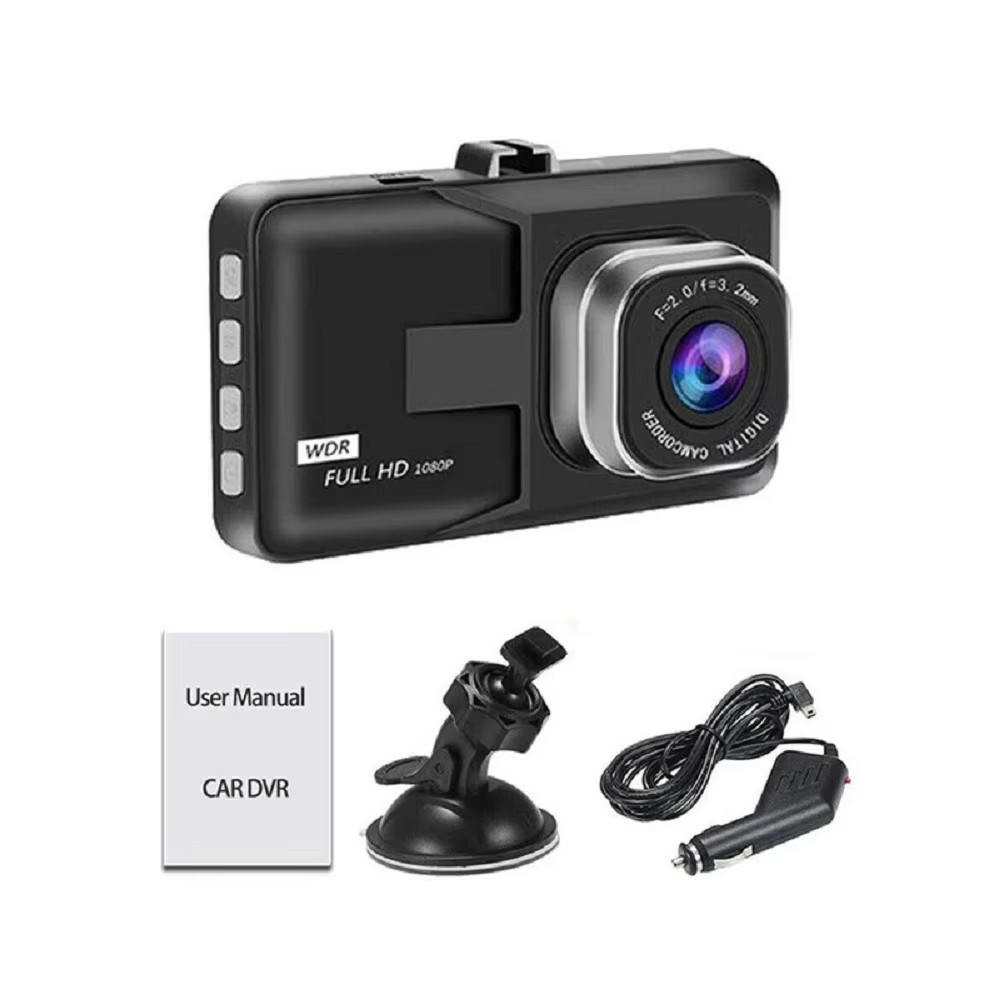 Dashcam 1080p HD Dvr Visione Notturna G-sensor Loop Video Monitor Parcheggio 24H - Miniatura 15