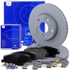 ATE BREMSSCHEIBEN Ø282 BELÜFTET +BELÄGE VORNE FÜR HONDA CIVIC 8 FN FK SCHRÄGHECK