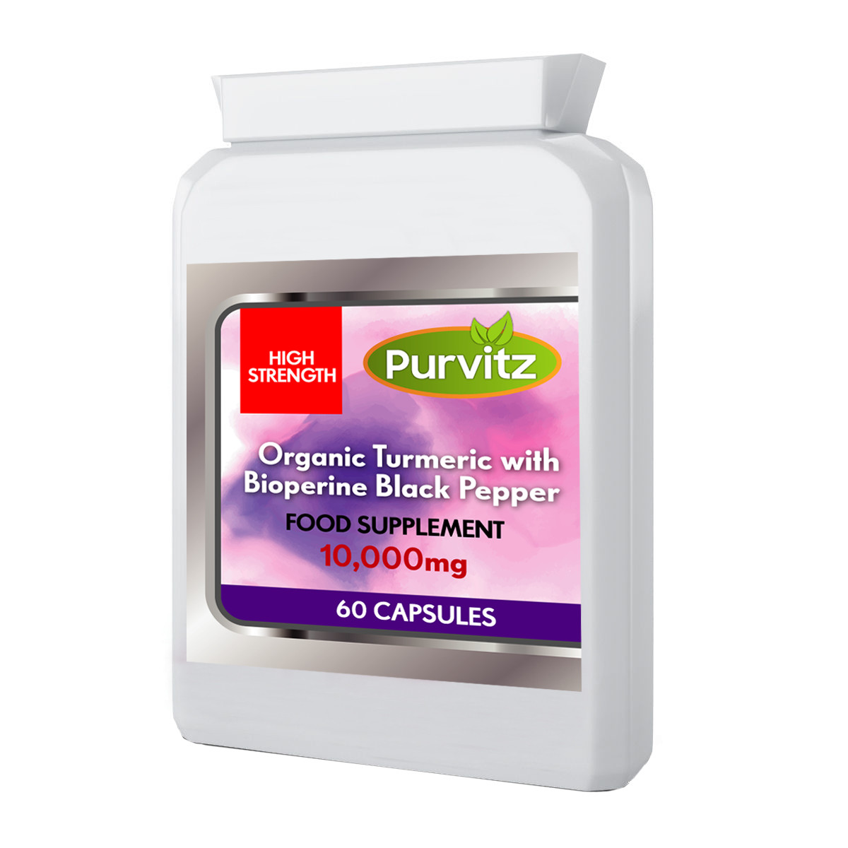 180 cápsulas de cúrcuma y pimienta negra 100% natural cúrcuma FUERTE 10.000 mg