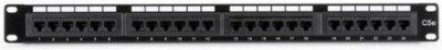 Black Box CAT5e Patch Panel Punchdown 1U Unshielded 24-Port  Model JPM5E24A