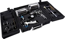 DeVilbiss StartingLine 802343 HVLP Gravity Feed Auto Paint, Primer Spray Gun Kit