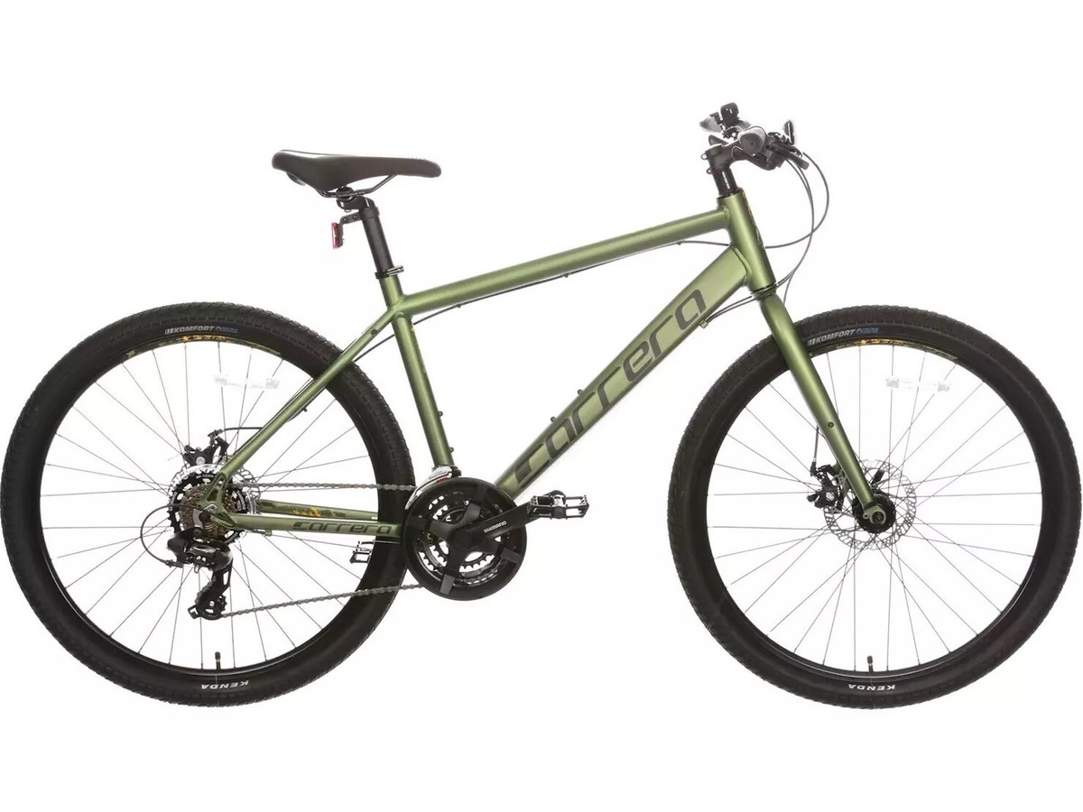 Carrera Parva Disc Mens Hybrid Bike Small 16'' Green (Scuffs/No Tools) A