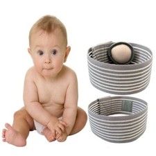 Umbilical Hernia Belt Baby Newborn -with 3 Different Shaped Compression Pads