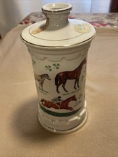 THE HORSES OF IRELAND R P Van Winkle & Sons 1981 Old Commonwealth Decanter Empty