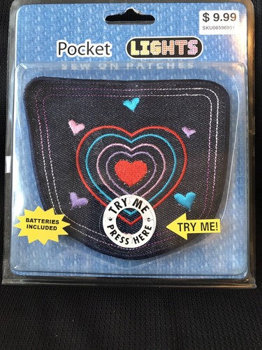 Blue Jean Patches Sew-On Pocket Lights 