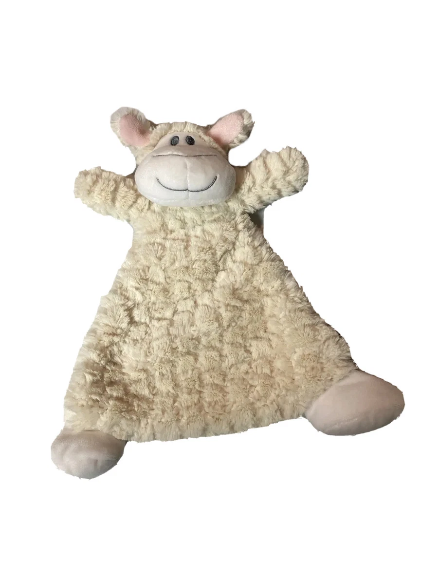 Demdaco Lamb Lovey Security Blanket Sheep Baby Infant Soft Plush Toy