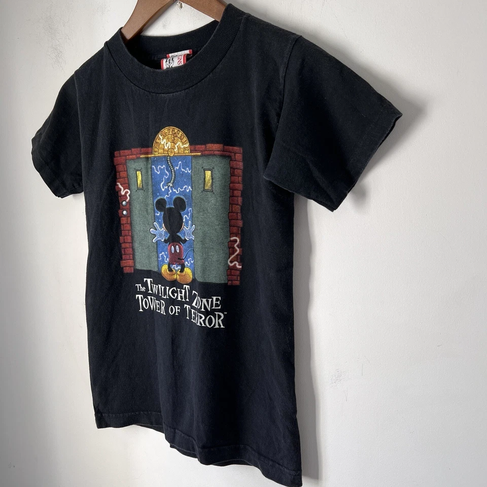The Twilight Zone Tower of Terror Disney Mickey Tshirt Boys Medium Single Stitch - Image 4 of 4
