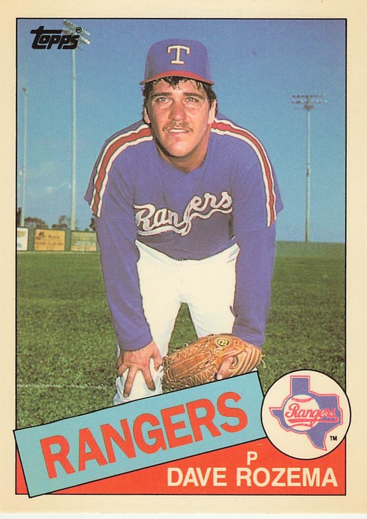 1985 Topps Traded - Dave Rozema #97T Collector's Edition (Tiffany) for ...