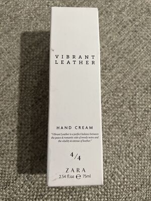 zara vibrant leather hand cream 75ml New In Box