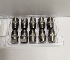 LOT OF 10 NEW SPRAYING SYSTEMS 1/4" VEE JET SPRAY NOZZLES H1/4U-SS5030