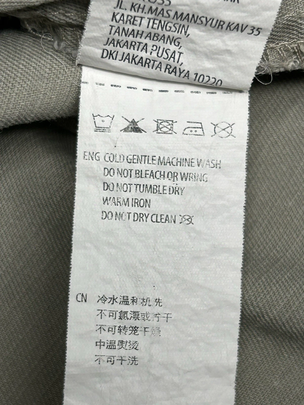 Cotton On Utility Surplus Jacket Mens Medium Harajuku Field Jacket Cargo Skull - product detail image 7