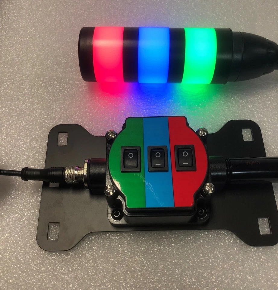 Kit de Ingeniería de Banner de Luz Torre Andón LED de 3 Pilas con Control Foto 2 de 4