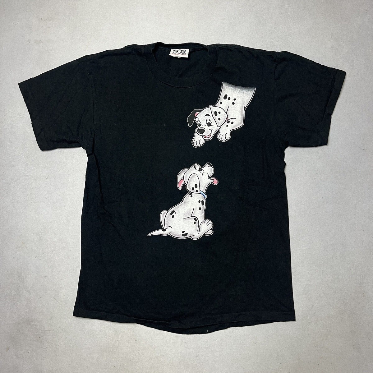 Vintage 90s Disney 101 Dalmatians 2 Sided Single Stitch T