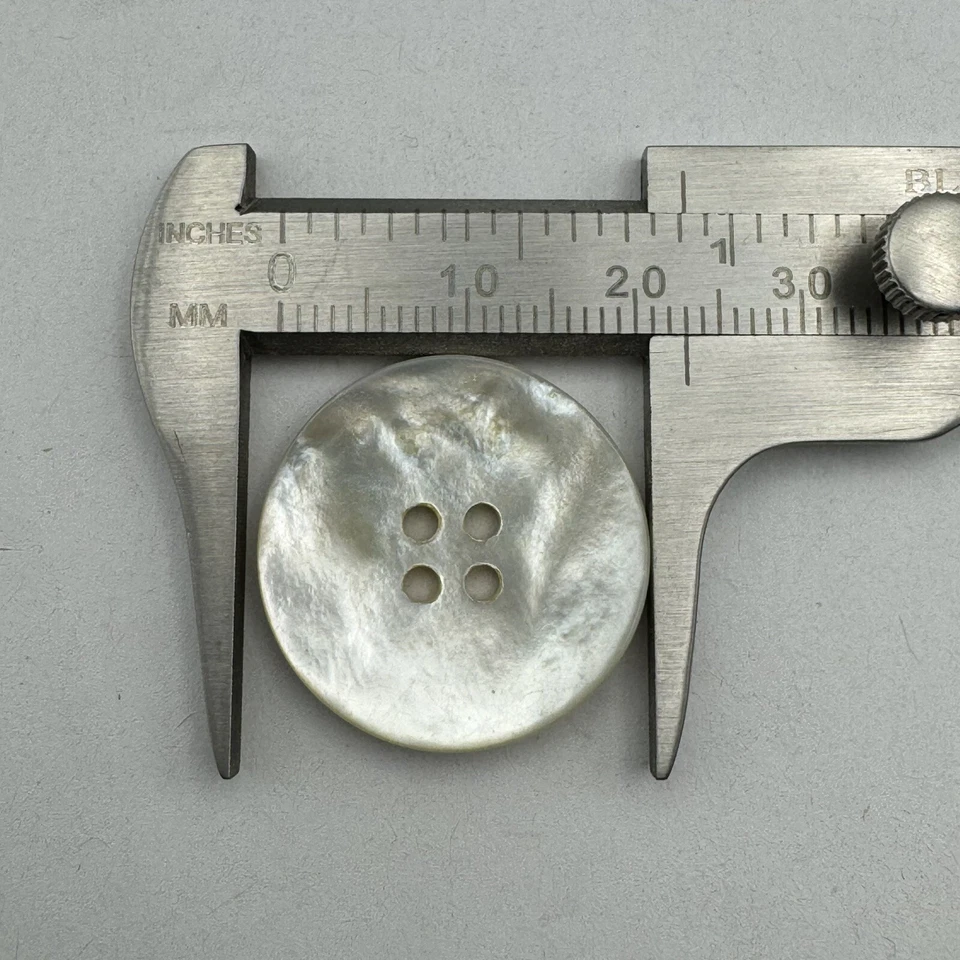 Iridescent/Rainbow Mother Of Pearl Shell Blazer/Jacket Button 23MM 7/8" 4hole - Image 3 of 3