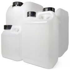 Plastic Water Jerry Can Storage Container Bottles & Spray Heads | 1-10 Litre