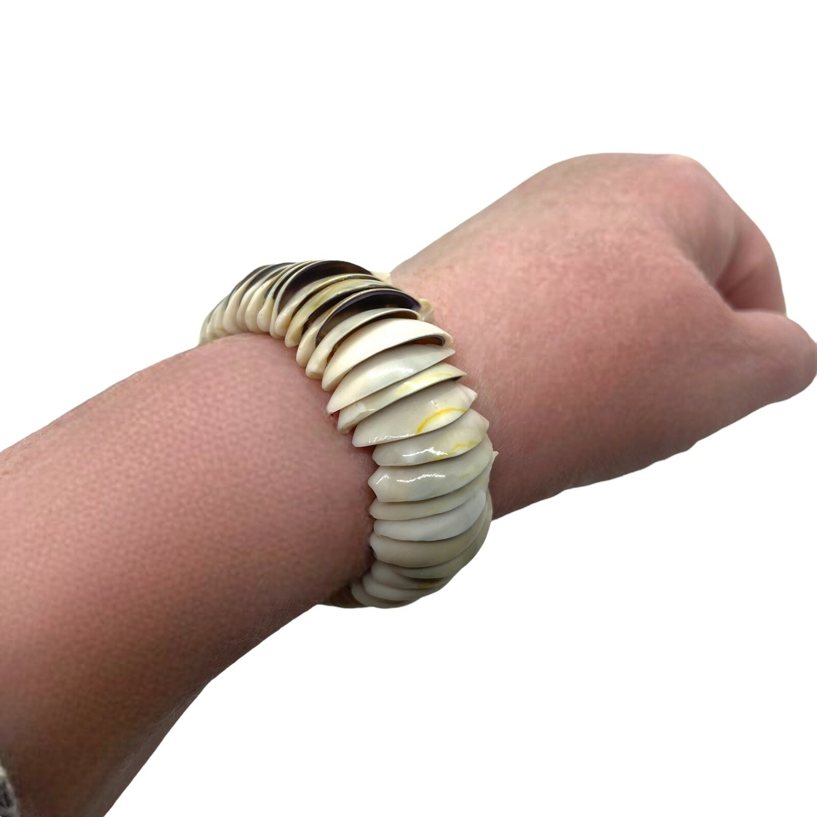 Shell Bracelet Womens White Beach Adjustable Chun… - image 4