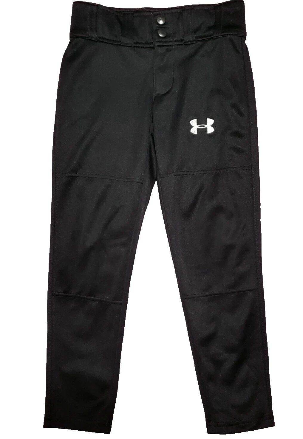 Under Armour Negro Pantalones de Béisbol y softball para jóvenes