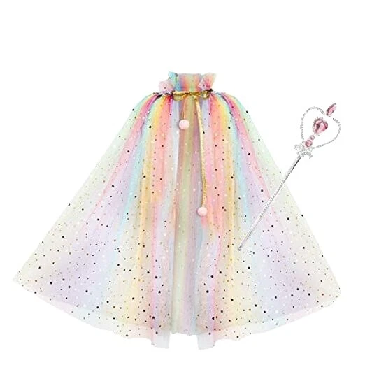 Disfraces de cabo multicolor para niñas