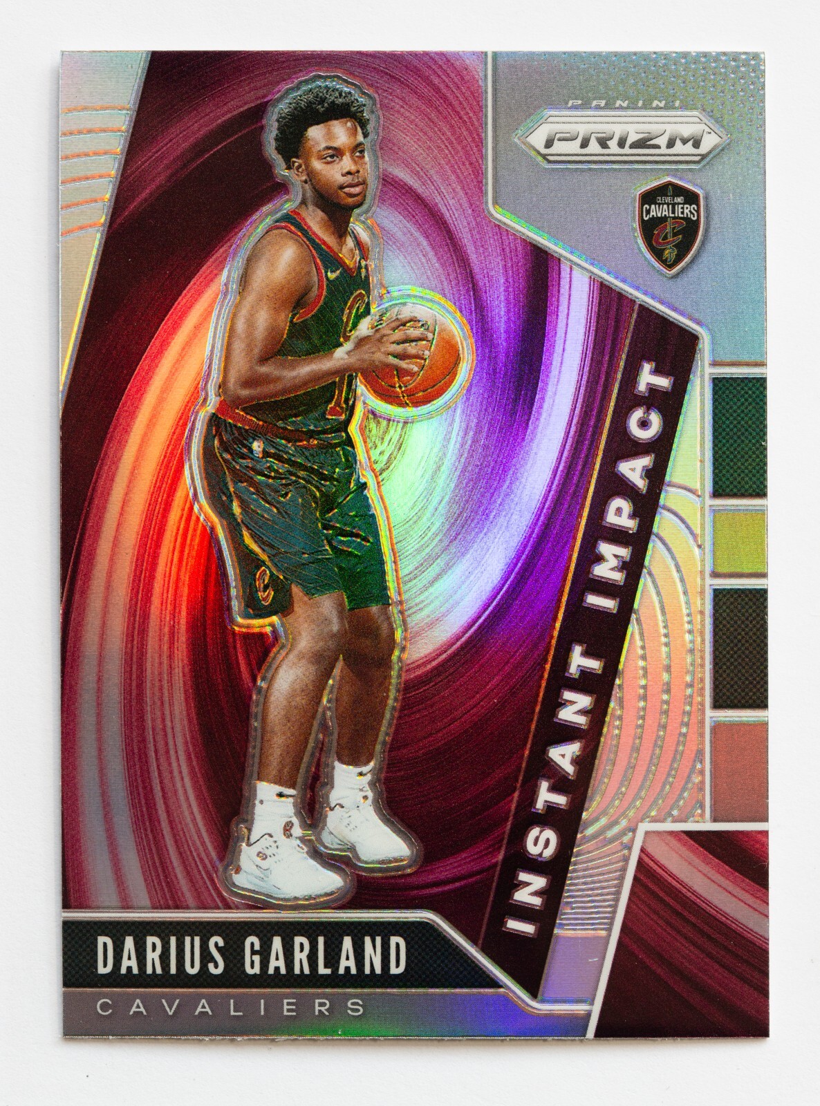 2019-20 Panini Prizm Basketball - Darius Garland - Silver Instant Impact #14