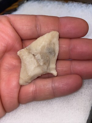 2 1/4 Inch Novaculite Adena Translucent Arrowhead Arkansas Ex Rector