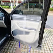 2pcs/Set Waterproof Cover Guards For Car Door Panel Window Film Tinting Panel US