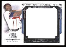 2015 Topps Museum Justin Upton Momentous Material Jumbo Jersey Relic /50 U2738