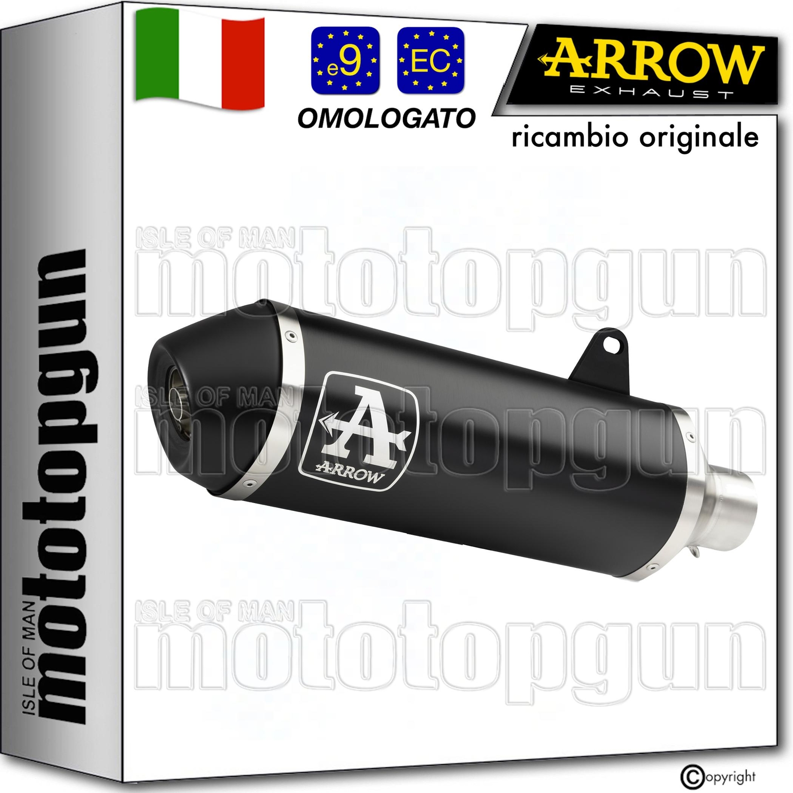 ARROW SCARICO OMOLOGATO CATALIZZATO URBAN NERO PEUGEOT METROPOLIS 400 2019 19