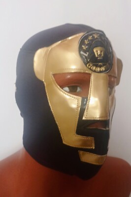 PUMAS UNAM WRESTLING-LUCHADOR MASK!! GREAT FOR FANS! WITH  GOOOYA LOGO! HANDMADE