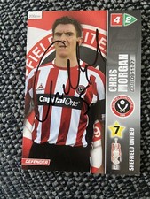 CHRIS MORGAN - SHEFFIELD UNITED FC FOOTBALL SIGNED PANINI CHAMPIONSHIP CARD