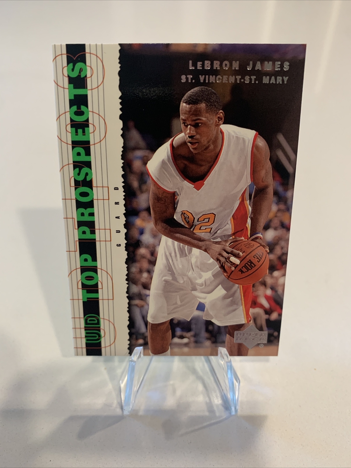 2003-04 NBA Upper Deck UD Top Prospects LeBron James Card #60