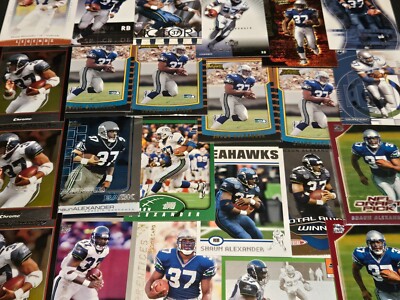 SHAUN ALEXANDER YOU PICK SEE SCANS OF EVERY CARD ROOKIES,INSERT SEATTLE SEAHAWKS