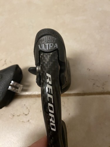 Campagnolo Record 10 Speed Shifter Set Carbon 10s Shift Lever BB System Race - Picture 3 of 8