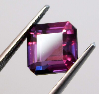 Certified 7.85 Ct Natural Color-Change Benitoite Radiant Cut AA+ Loose Gemstone