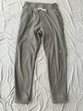 Stio Turpin Fleece Pants Men's Medium Gray Jogger Sweatpants Drawstring