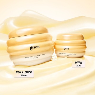 Gisou Authentic Honey Gloss Ceramide Therapy Hydrating Hair Mask 2 sizes