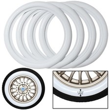 Portawall 13 White Wall Inserts Omega 4x Tyre Trim For Rims Sidewalls