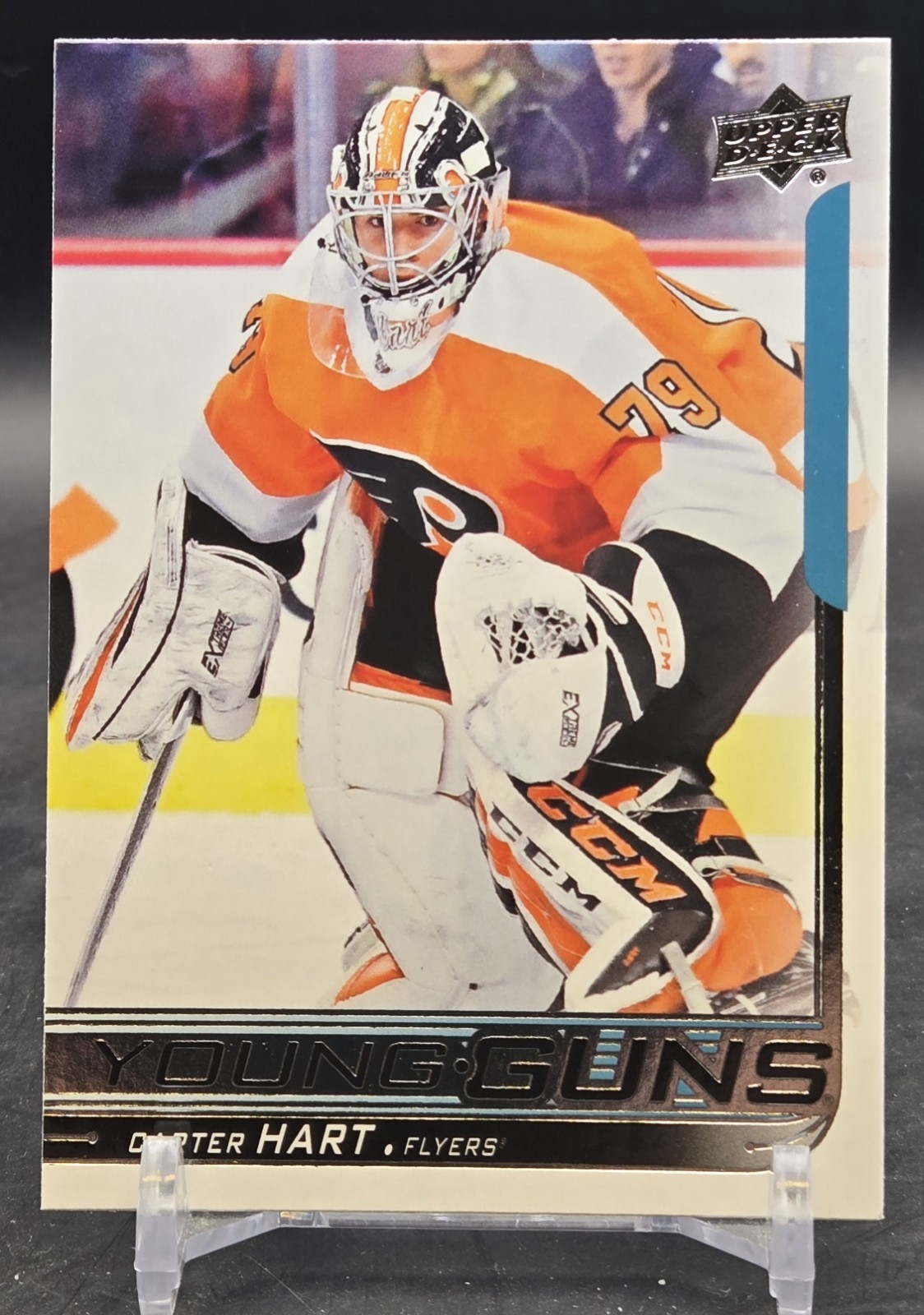 2018-19 Upper Deck Series 2 Carter Hart Young Guns RC #491